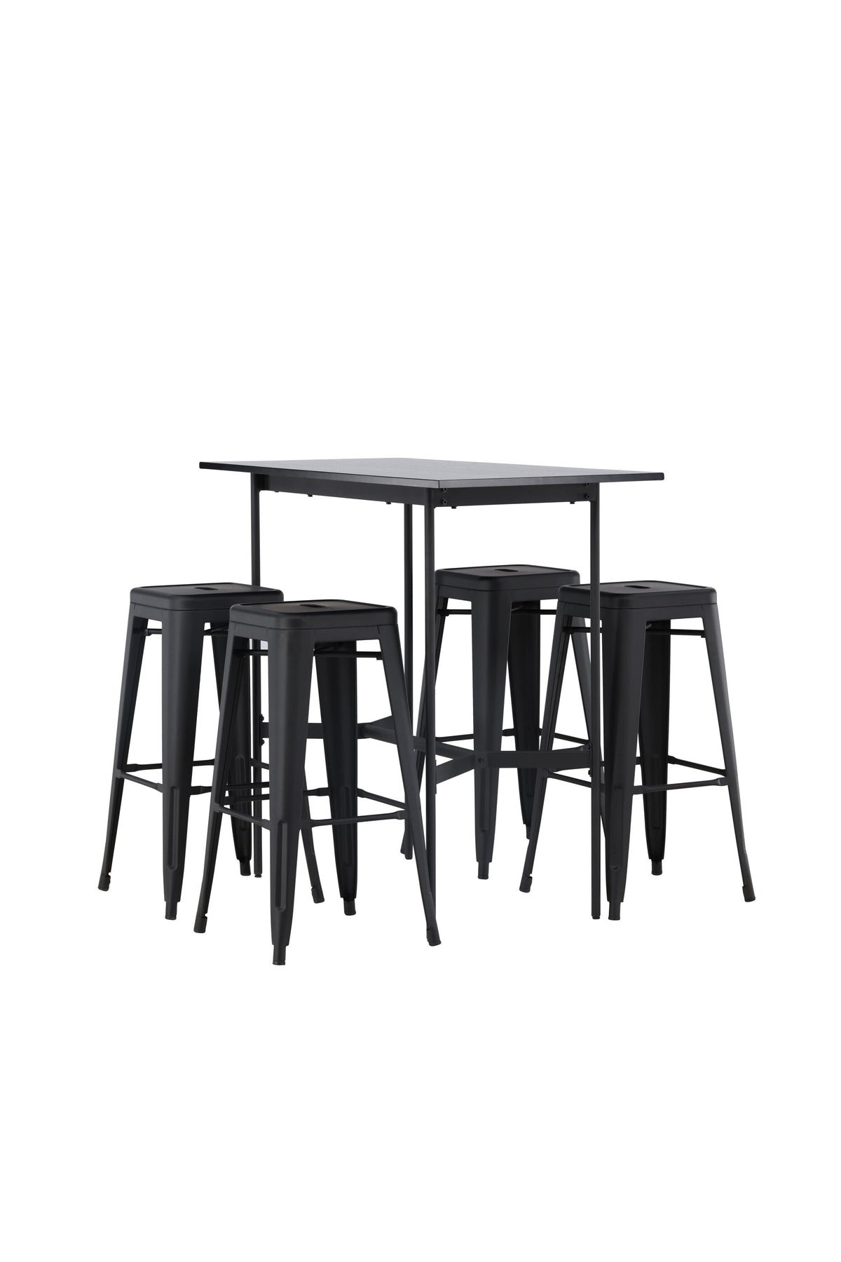 Rax Matbord med Tempe Stolarna – Bord: 105x120x60 Stol: 43x76x43