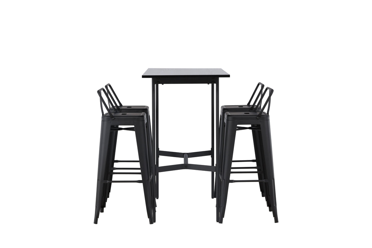 Rax Matbord med Tempe Stolarna – Bord: 105x120x60 Stol: 43x94x43