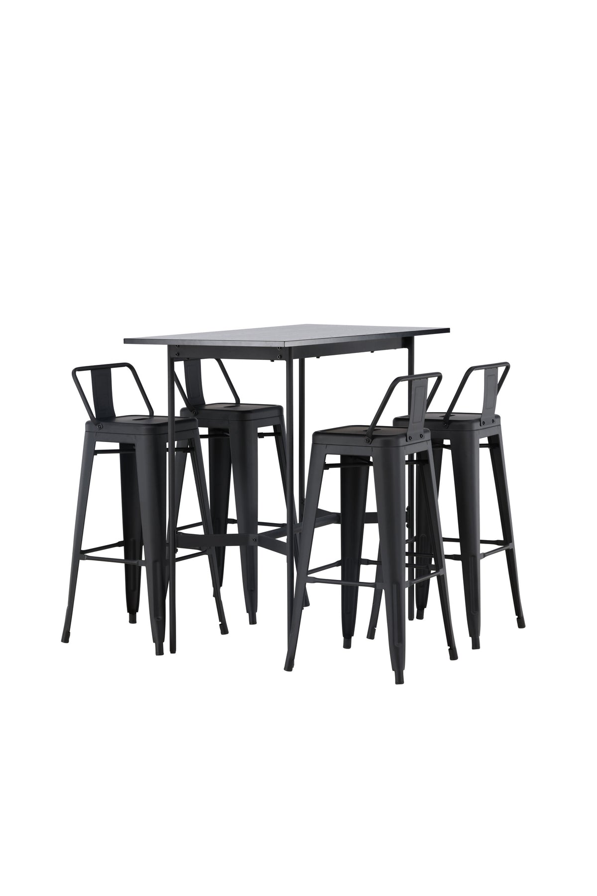 Rax Matbord med Tempe Stolarna – Bord: 105x120x60 Stol: 43x94x43