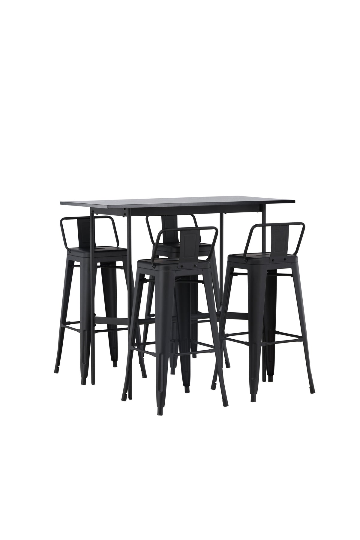 Rax Matbord med Tempe Stolarna – Bord: 105x120x60 Stol: 43x94x43