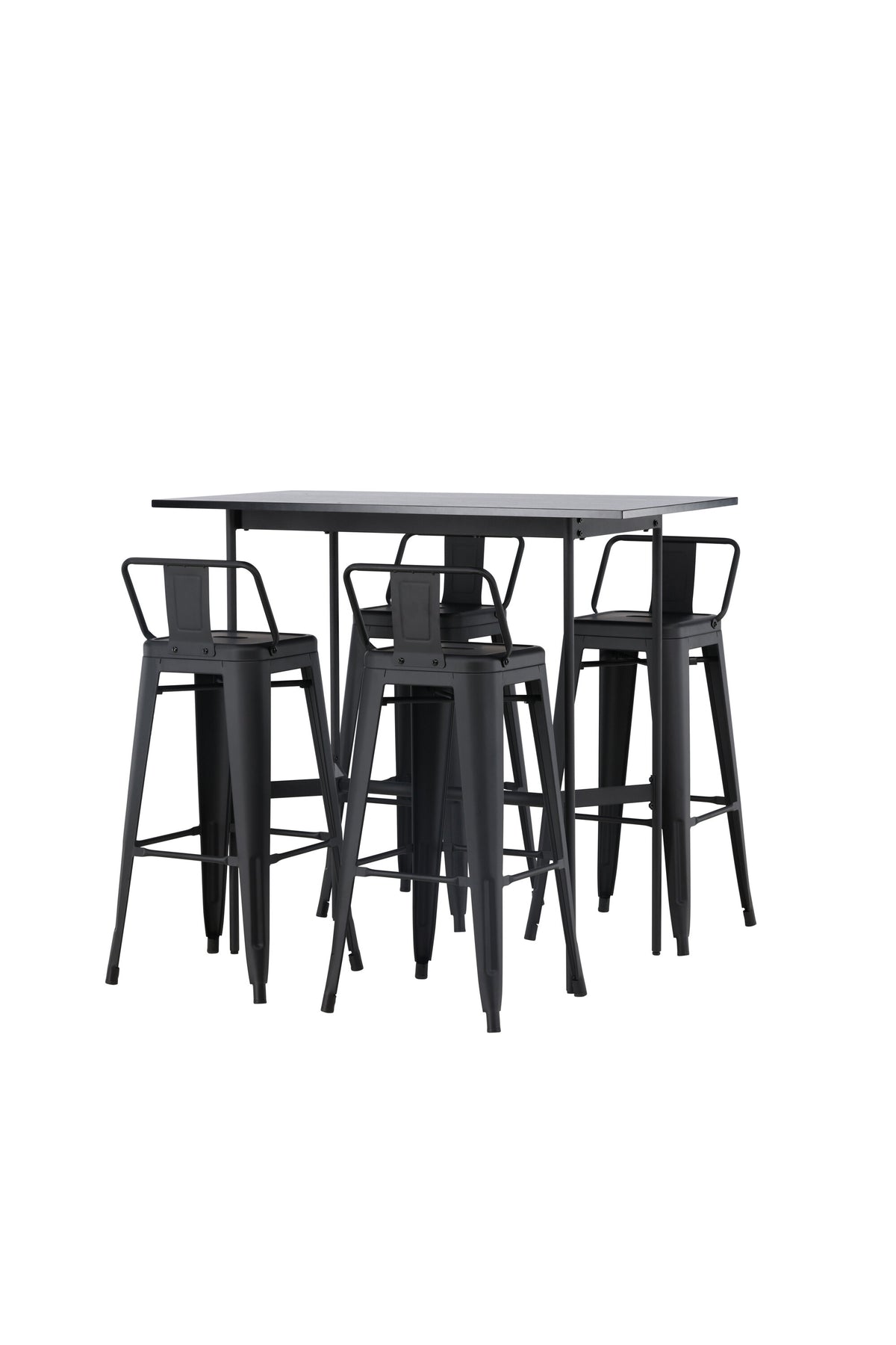 Rax Matbord med Tempe Stolarna – Bord: 105x120x60 Stol: 43x94x43