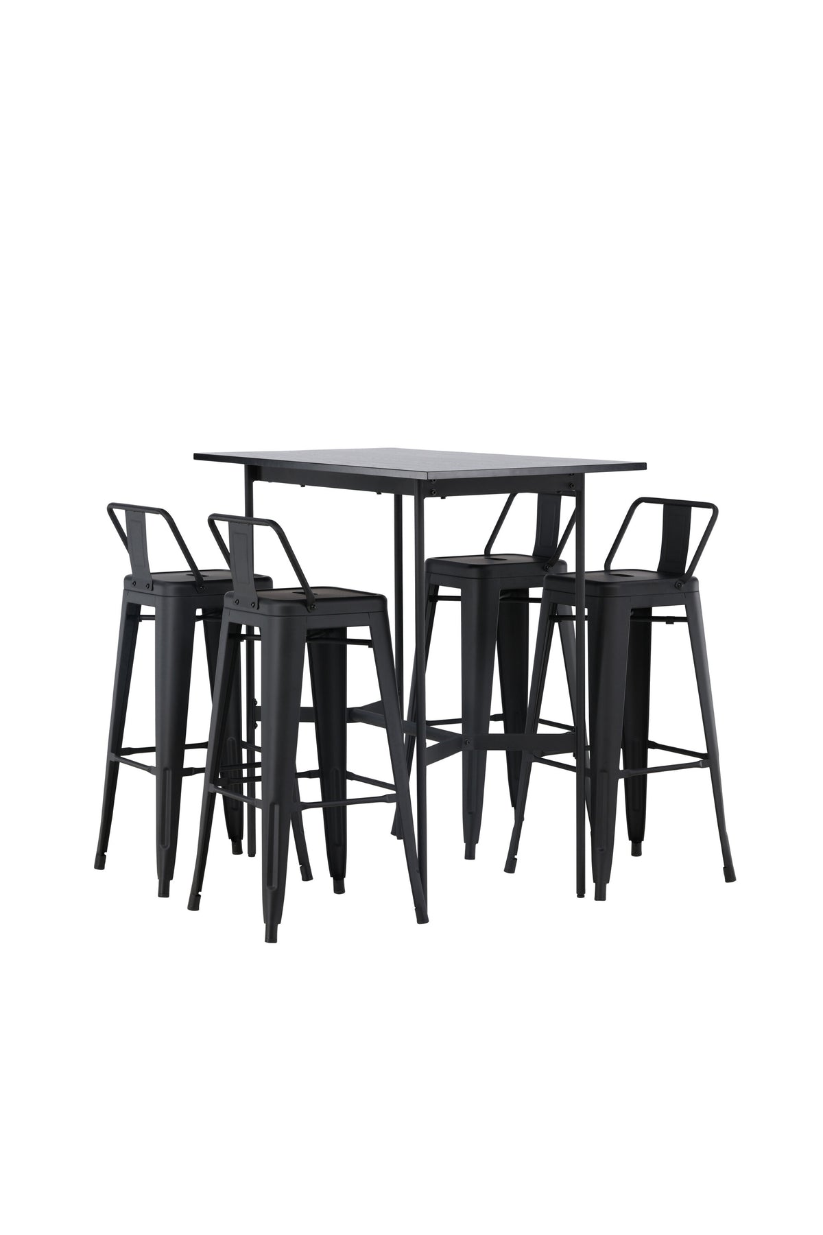 Rax Matbord med Tempe Stolarna – Bord: 105x120x60 Stol: 43x94x43
