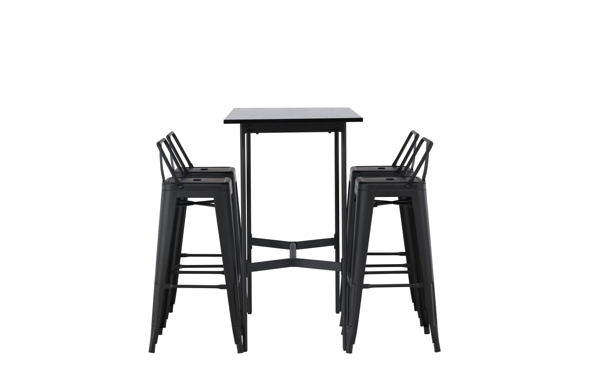 Rax Matbord med Tempe Stolarna – Bord: 105x120x60 Stol: 43x94x43