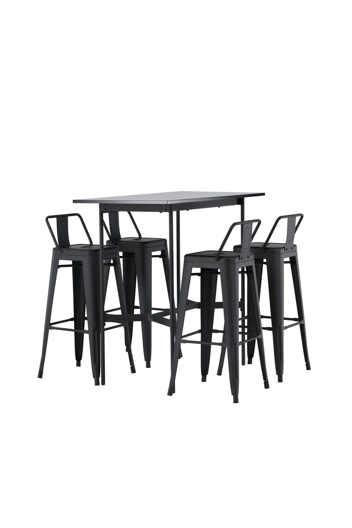 Rax Matbord med Tempe Stolarna – Bord: 105x120x60 Stol: 43x94x43