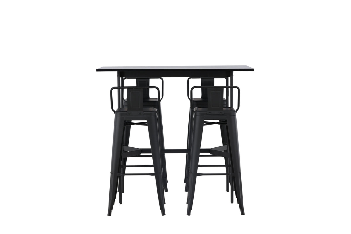 Rax Matbord med Tempe Stolarna – Bord: 105x120x60 Stol: 43x94x43
