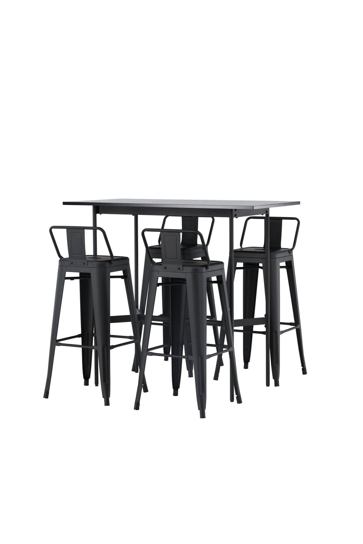 Rax Matbord med Tempe Stolarna – Bord: 105x120x60 Stol: 43x94x43