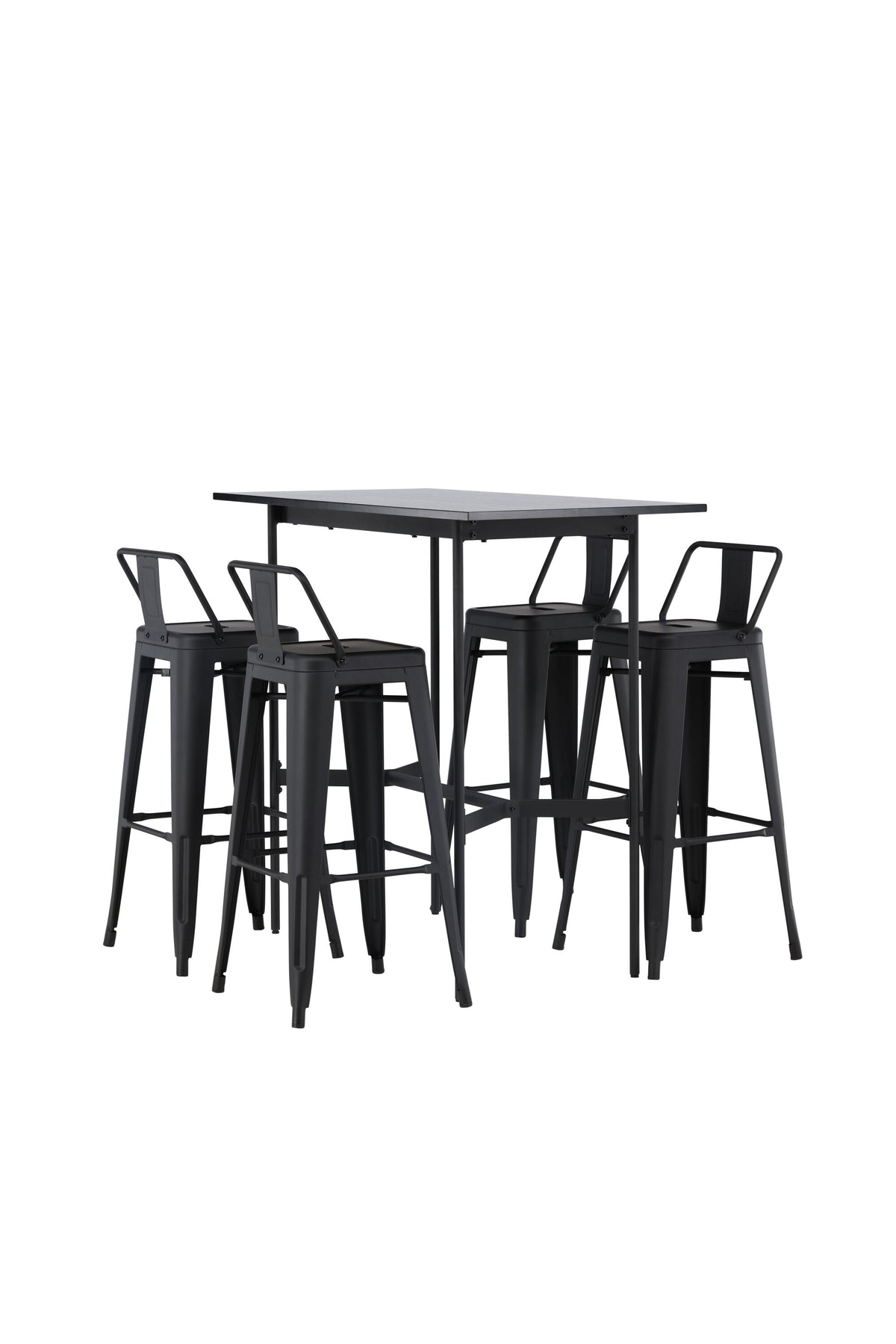 Rax Matbord med Tempe Stolarna – Bord: 105x120x60 Stol: 43x94x43
