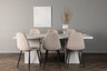 Olga Matbord med Polar Stolarna – Bord: 75x200x90 Stol: 52x90x45