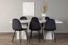 Olga Matbord med Polar Stolarna – Bord: 75x200x90 Stol: 53,3x88x44