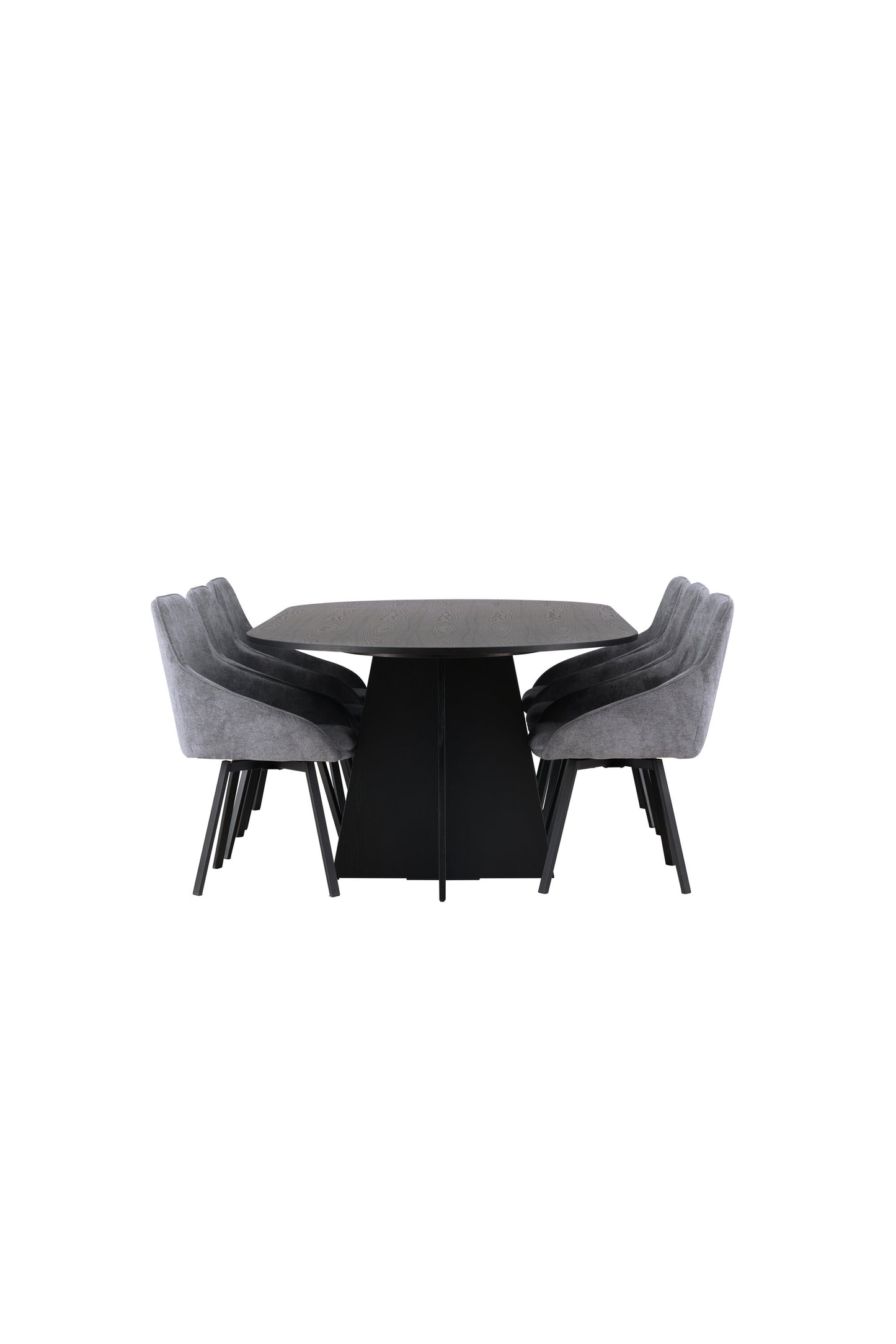 Bootcut Matbord med Rosie Stolarna – Bord: 75x230x115 Stol: 60x88x55