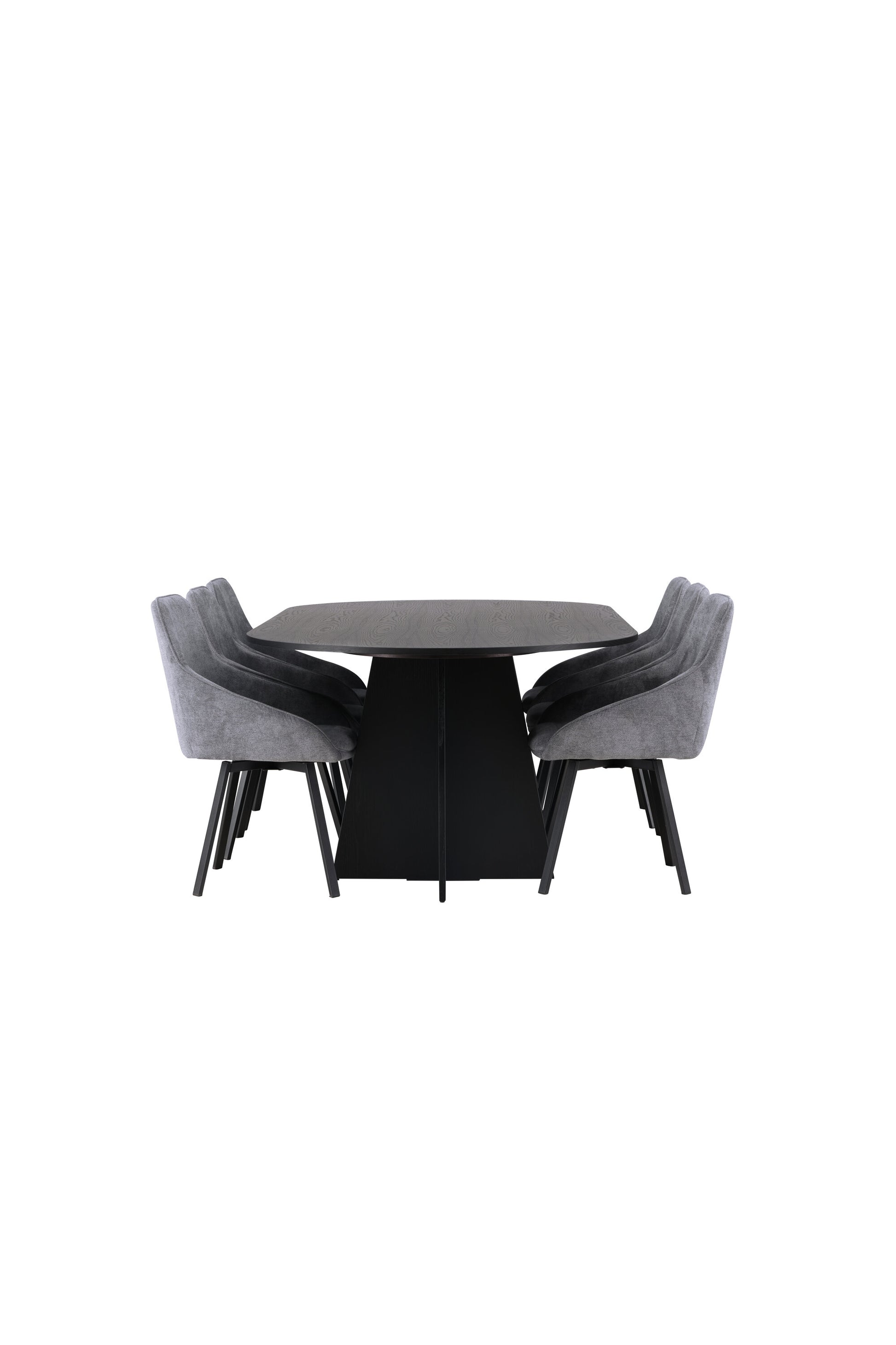 Bootcut Matbord med Rosie Stolarna – Bord: 75x230x115 Stol: 60x88x55