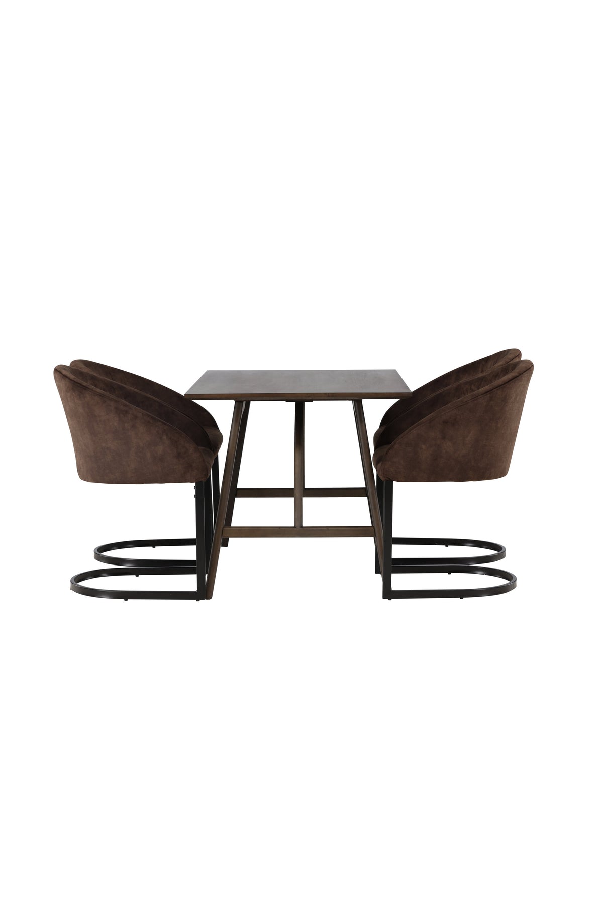 Kaseidon Matbord med Evening Stolarna – Bord: 75x120x80 Stol: 65x82x56