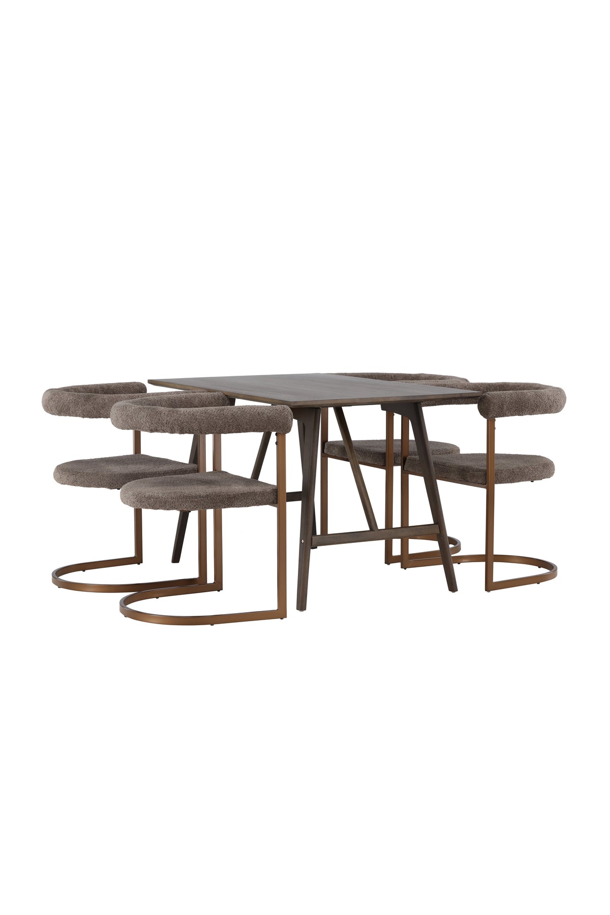 Kaseidon Matbord med Morning Stolarna – Bord: 75x120x80 Stol: 54x75x65