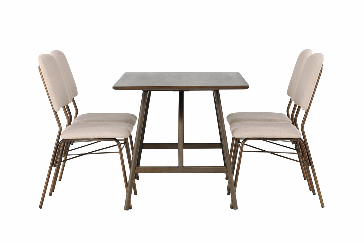 Kaseidon Matbord med Seda Stolarna – Bord: 75x120x80 Stol: 56x94x48,5