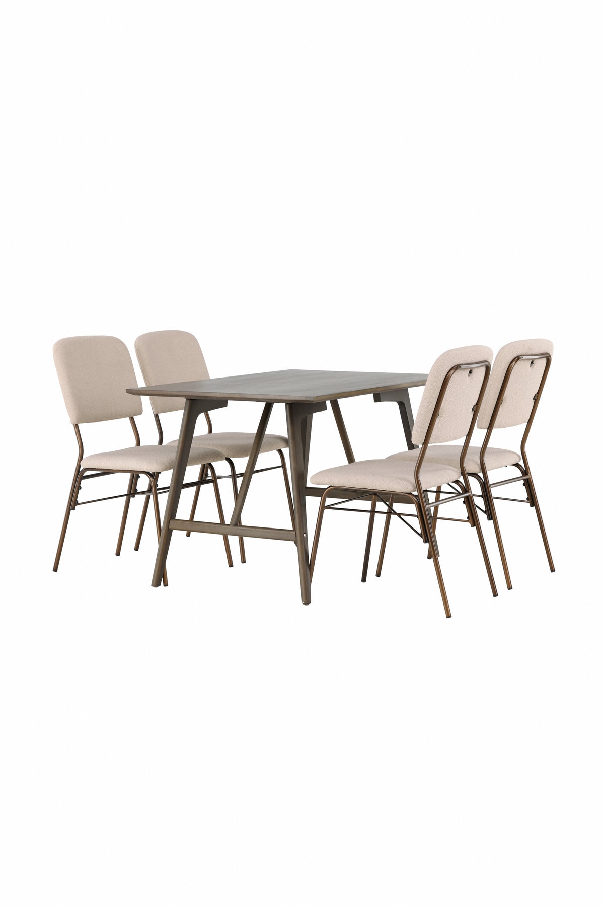 Kaseidon Matbord med Seda Stolarna – Bord: 75x120x80 Stol: 56x94x48,5
