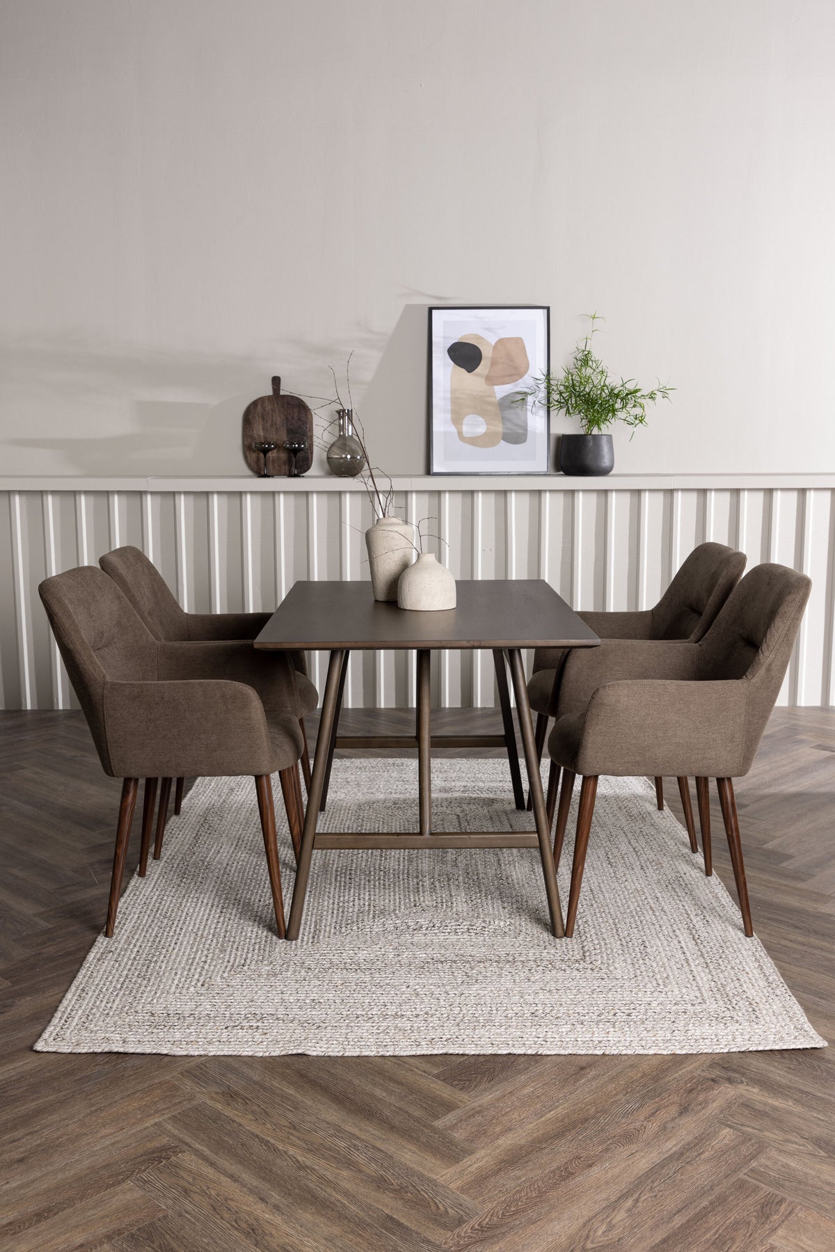 Kaseidon Matbord med Tomorrow Stolarna – Bord: 75x120x80 Stol: 62x90x60
