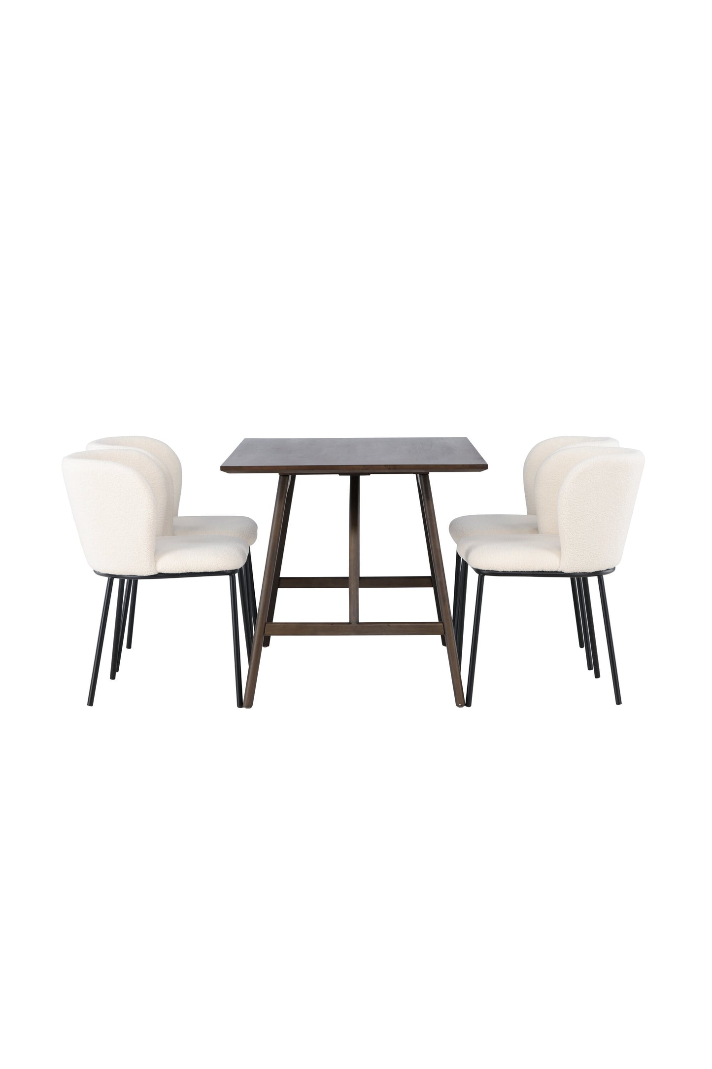Kaseidon Matbord med Edina Stolarna – Bord: 75x120x80 Stol: 56x76x55