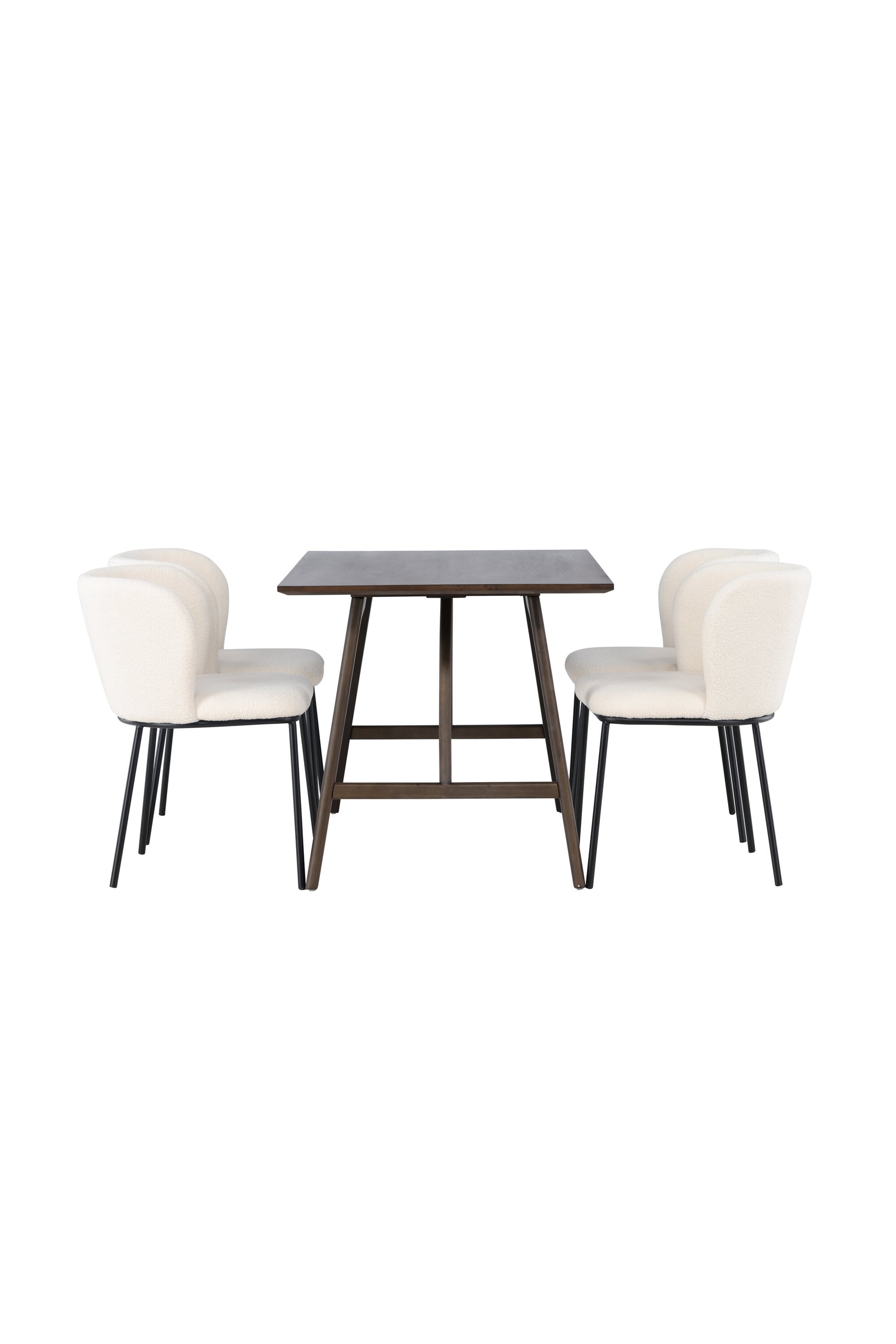 Kaseidon Matbord med Edina Stolarna – Bord: 75x120x80 Stol: 56x76x55