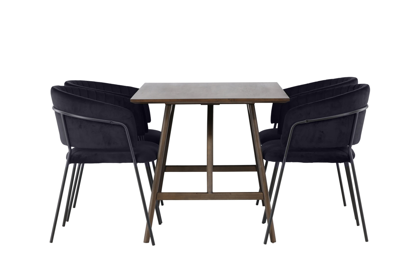 Kaseidon Matbord med Selma Stolarna – Bord: 75x120x80 Stol: 58x82x54