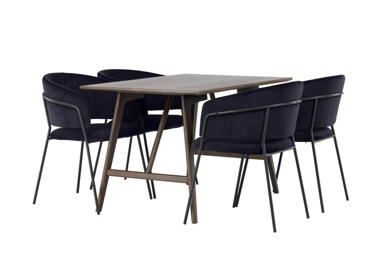 Kaseidon Matbord med Selma Stolarna – Bord: 75x120x80 Stol: 58x82x54