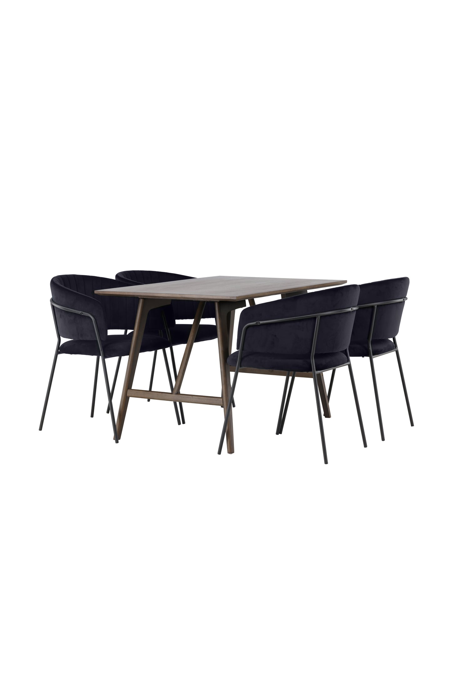 Kaseidon Matbord med Selma Stolarna – Bord: 75x120x80 Stol: 58x82x54
