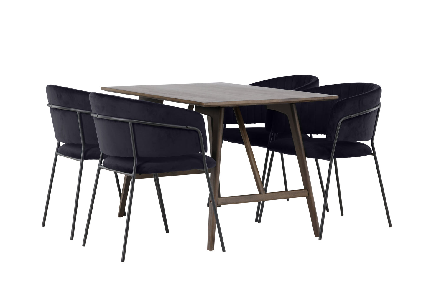 Kaseidon Matbord med Selma Stolarna – Bord: 75x120x80 Stol: 58x82x54