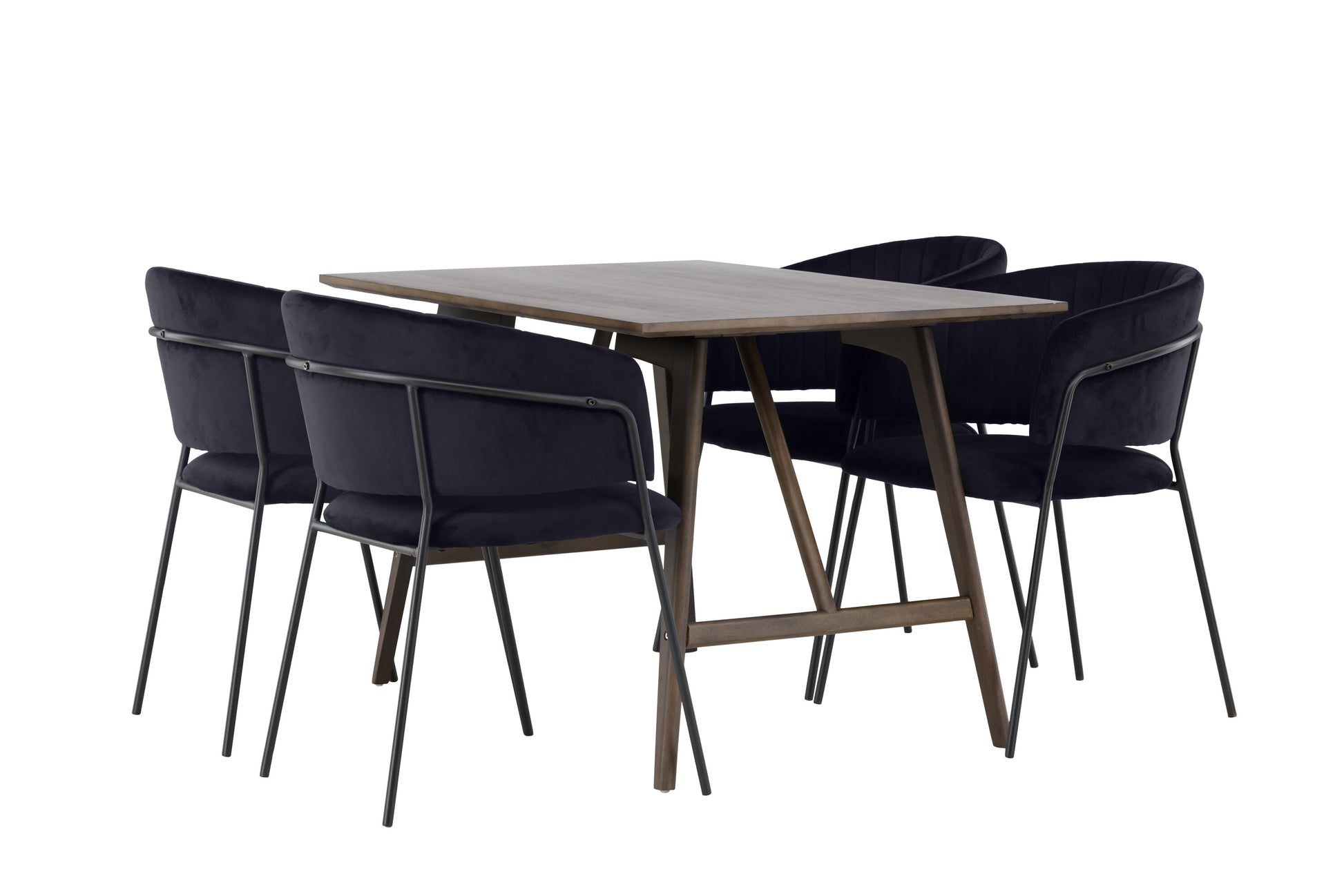 Kaseidon Matbord med Selma Stolarna – Bord: 75x120x80 Stol: 58x82x54