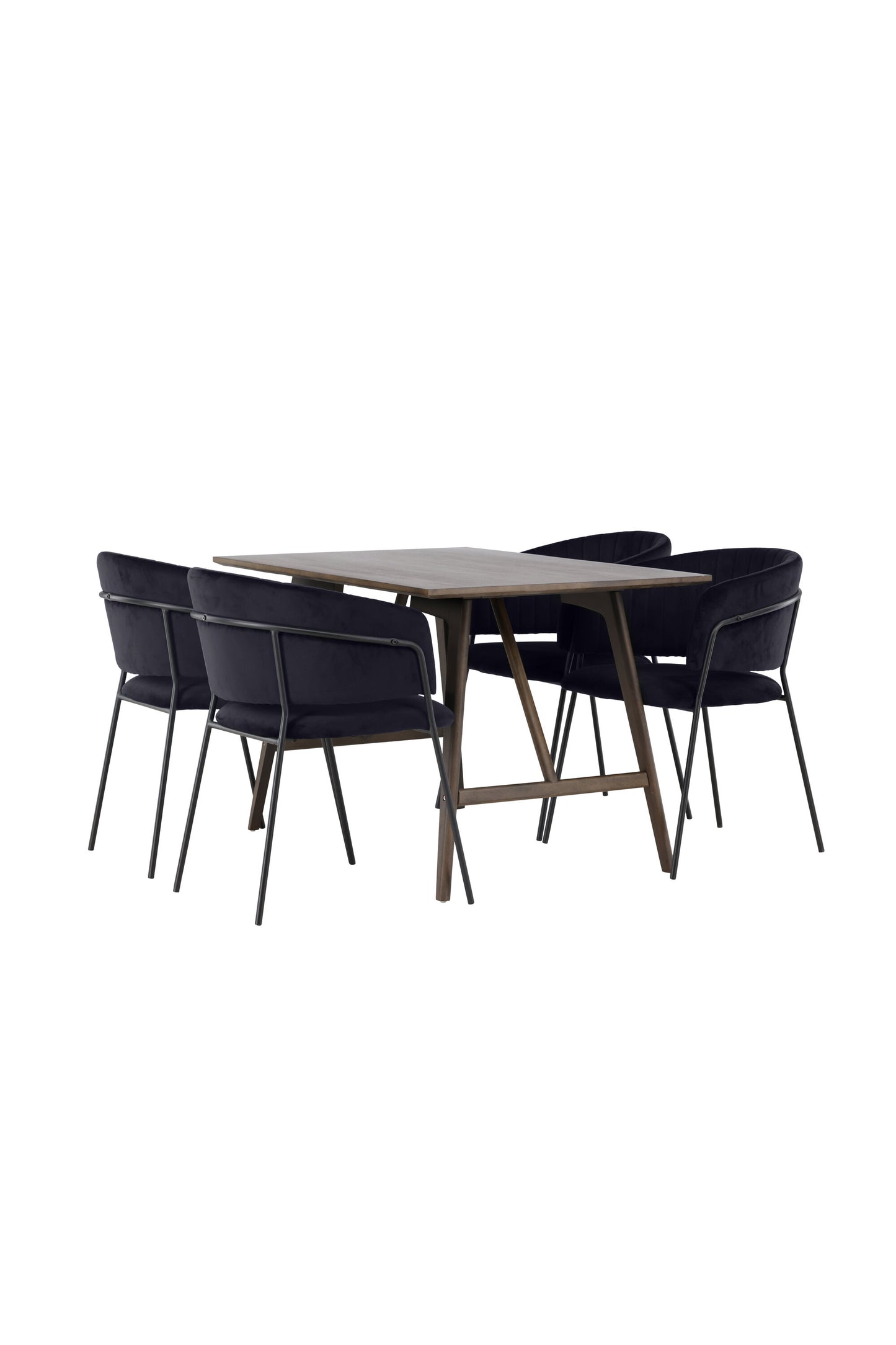 Kaseidon Matbord med Selma Stolarna – Bord: 75x120x80 Stol: 58x82x54