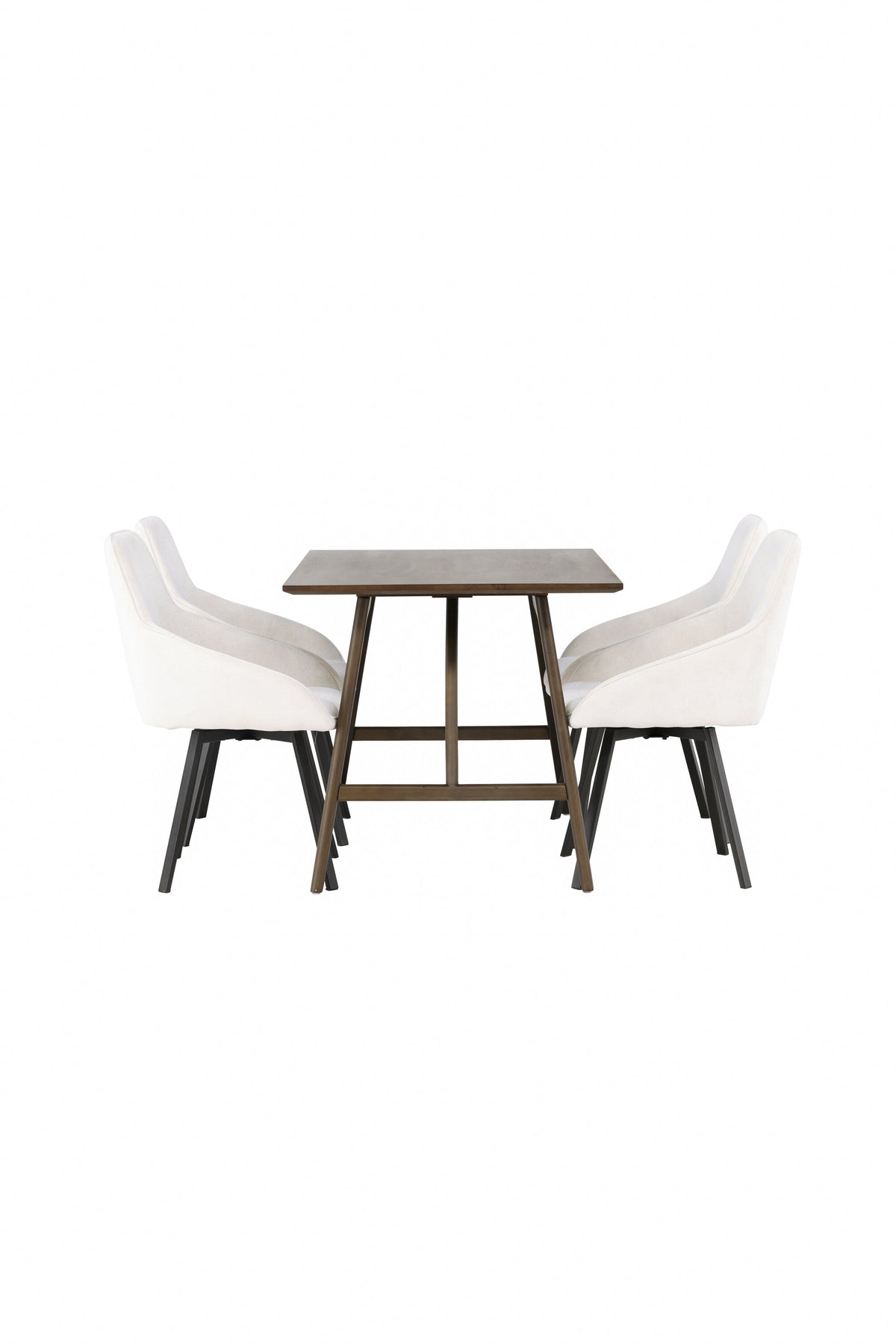 Kaseidon Matbord med Rosie Stolarna – Bord: 75x120x80 Stol: 60x88x55