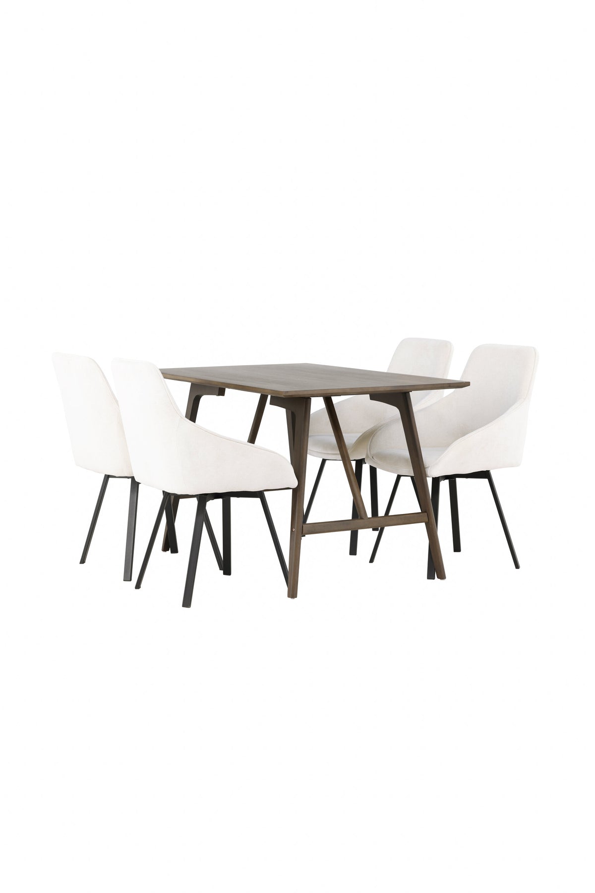Kaseidon Matbord med Rosie Stolarna – Bord: 75x120x80 Stol: 60x88x55
