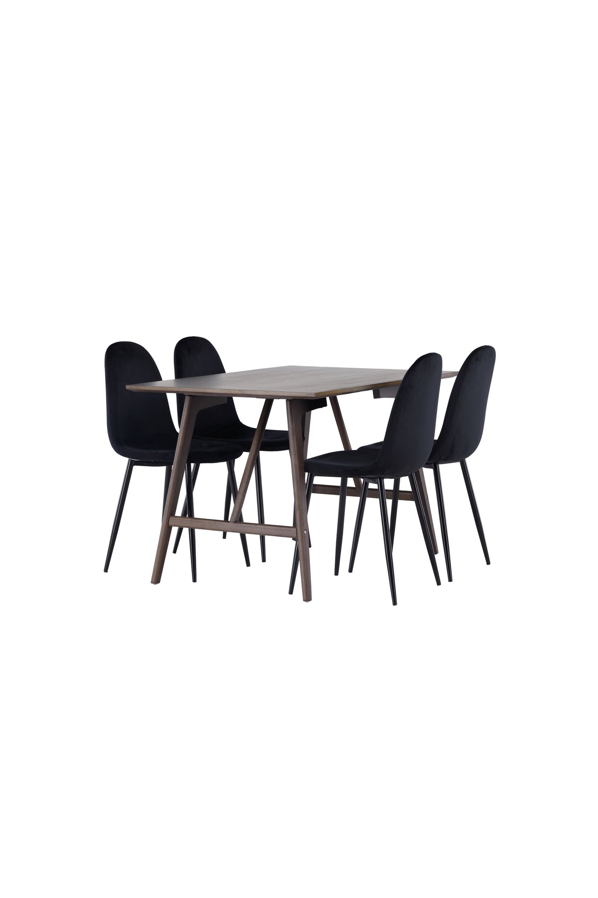Kaseidon Matbord med Polar Stolarna – Bord: 75x120x80 Stol: 53,3x88x44