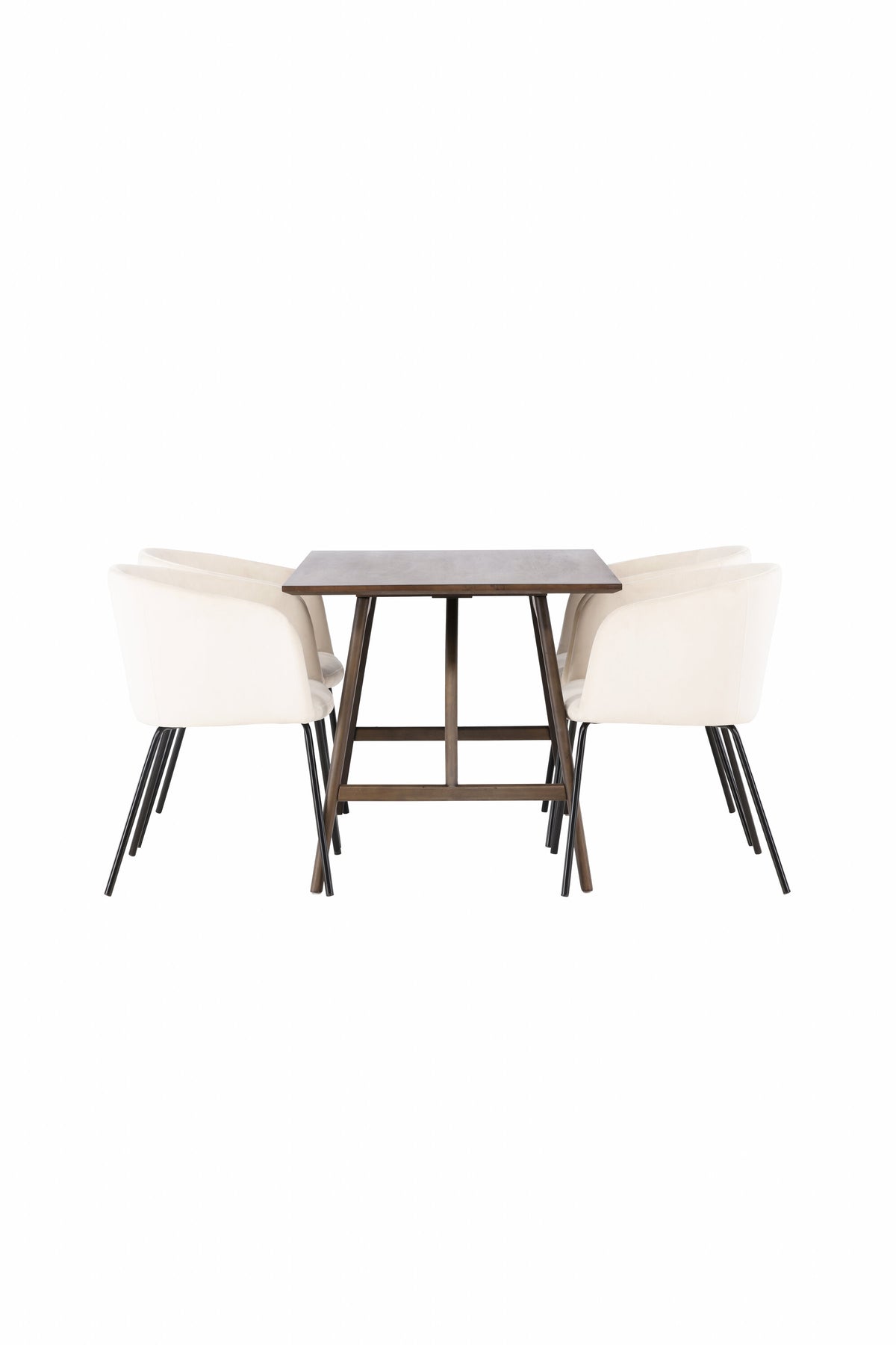 Kaseidon Matbord med Berit Stolarna – Bord: 75x120x80 Stol: 55x78x55