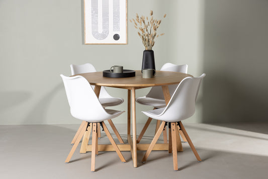 Yakidon Matbord med Zeno Stolarna