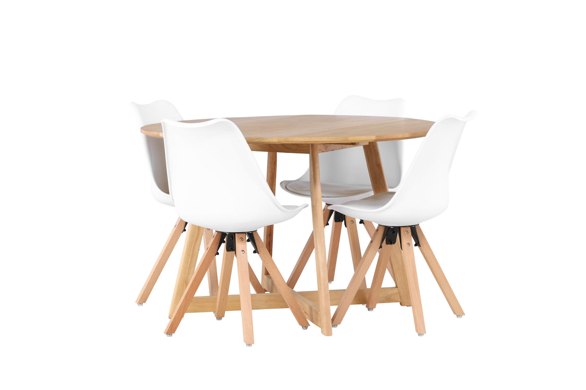 Yakidon Matbord med Zeno Stolarna