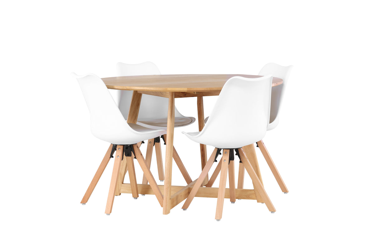 Yakidon Matbord med Zeno Stolarna