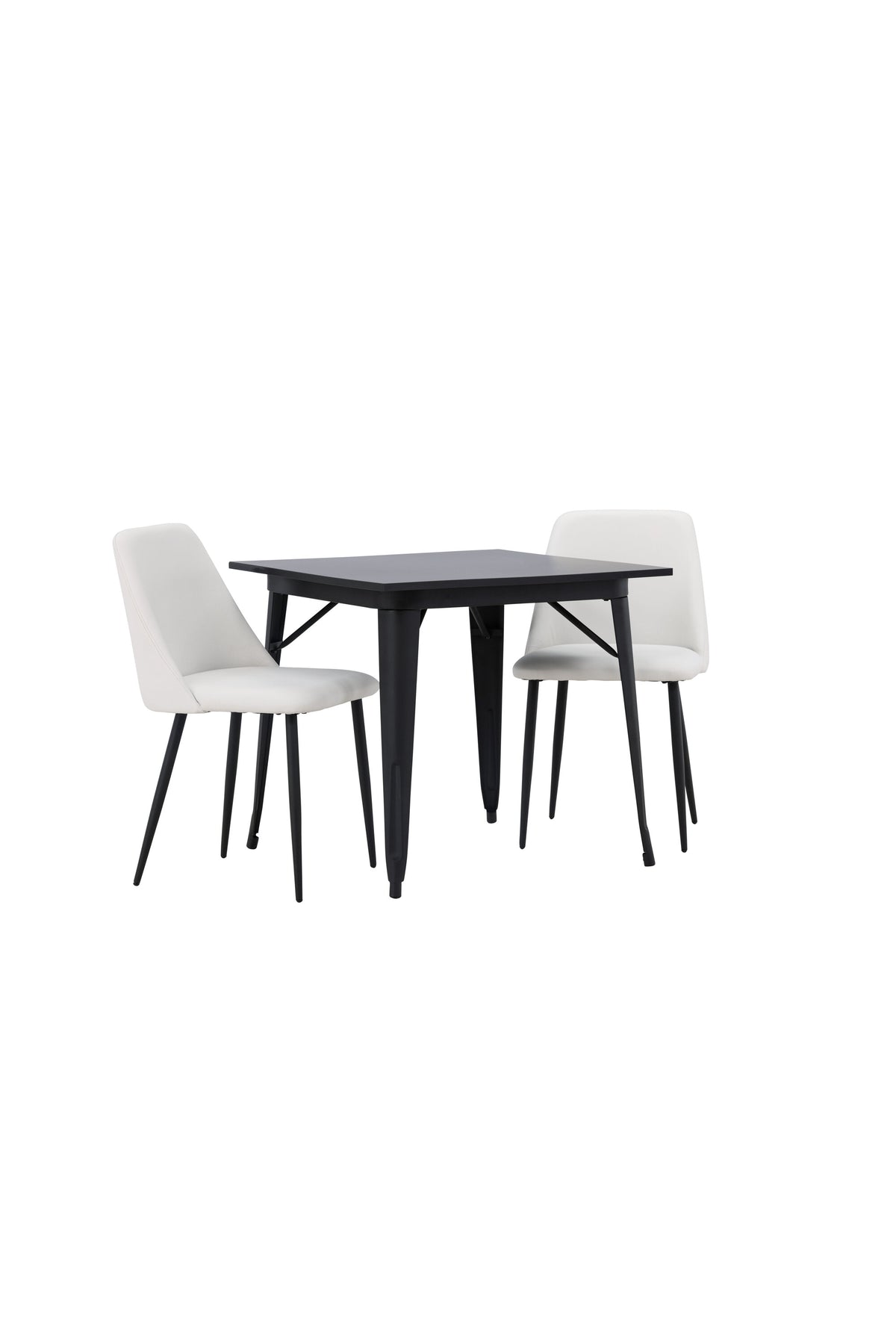 Tempe Matbord med Night Stolarna – Bord: 75x80x80 Stol: 56x87x49