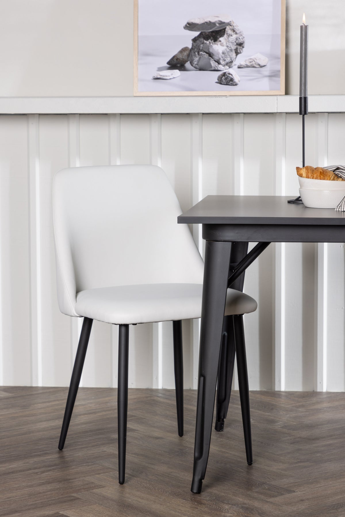 Tempe Matbord med Night Stolarna – Bord: 75x80x80 Stol: 56x87x49