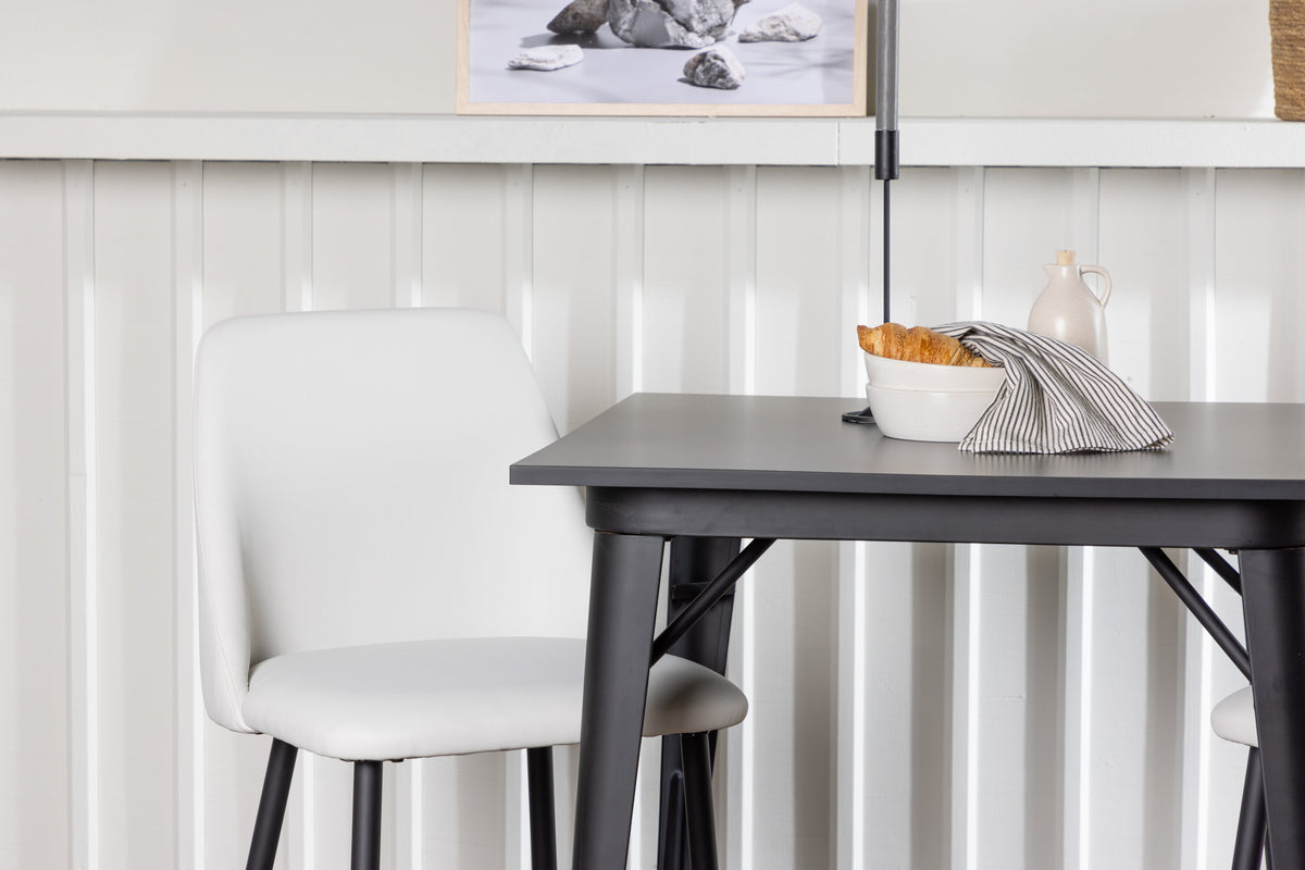 Tempe Matbord med Night Stolarna – Bord: 75x80x80 Stol: 56x87x49