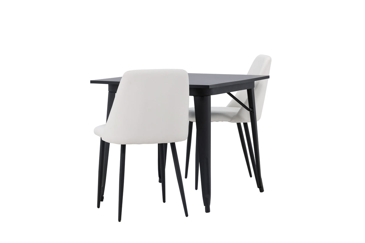 Tempe Matbord med Night Stolarna – Bord: 75x80x80 Stol: 56x87x49