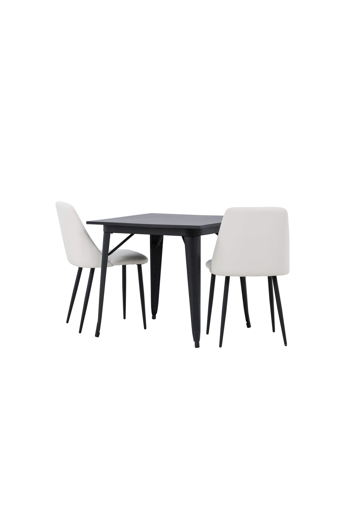 Tempe Matbord med Night Stolarna – Bord: 75x80x80 Stol: 56x87x49