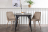 Tempe Matbord med Night Stolarna – Bord: 75x80x80 Stol: 56x87x49