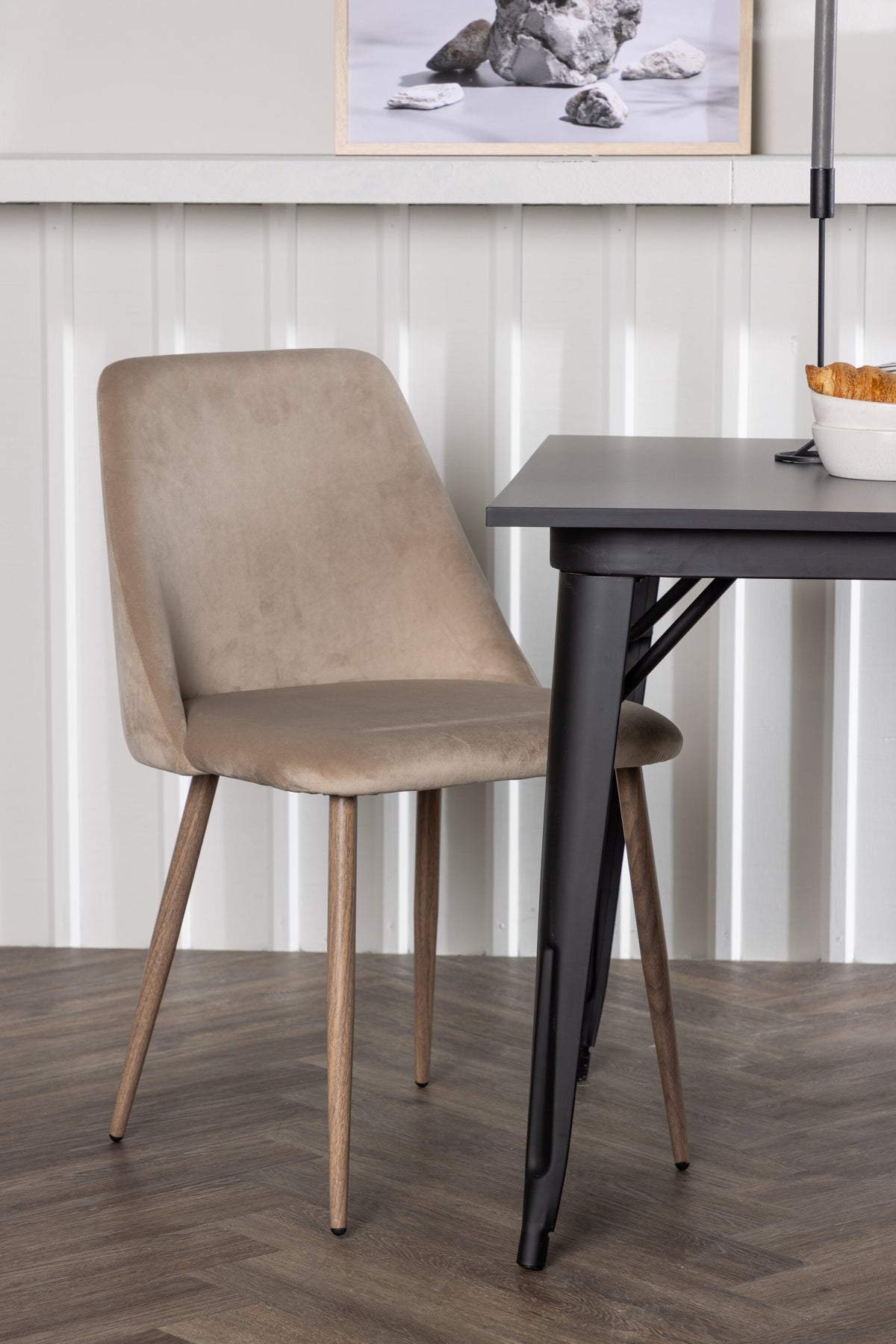 Tempe Matbord med Night Stolarna – Bord: 75x80x80 Stol: 56x87x49