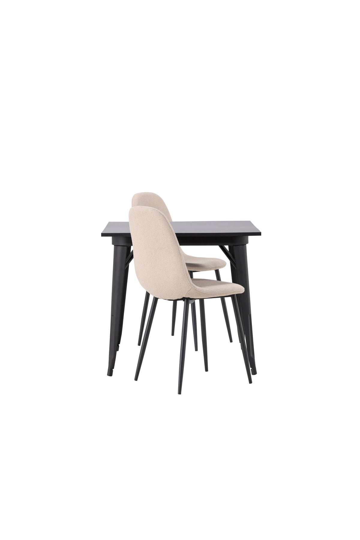 Tempe Matbord med Polar Stolarna – Bord: 75x80x80 Stol: 52x90x45
