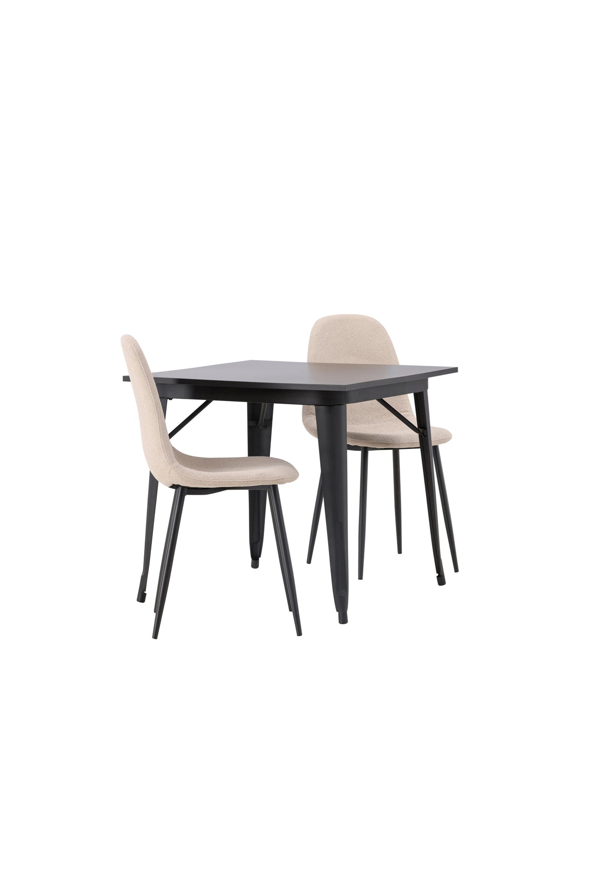 Tempe Matbord med Polar Stolarna – Bord: 75x80x80 Stol: 52x90x45