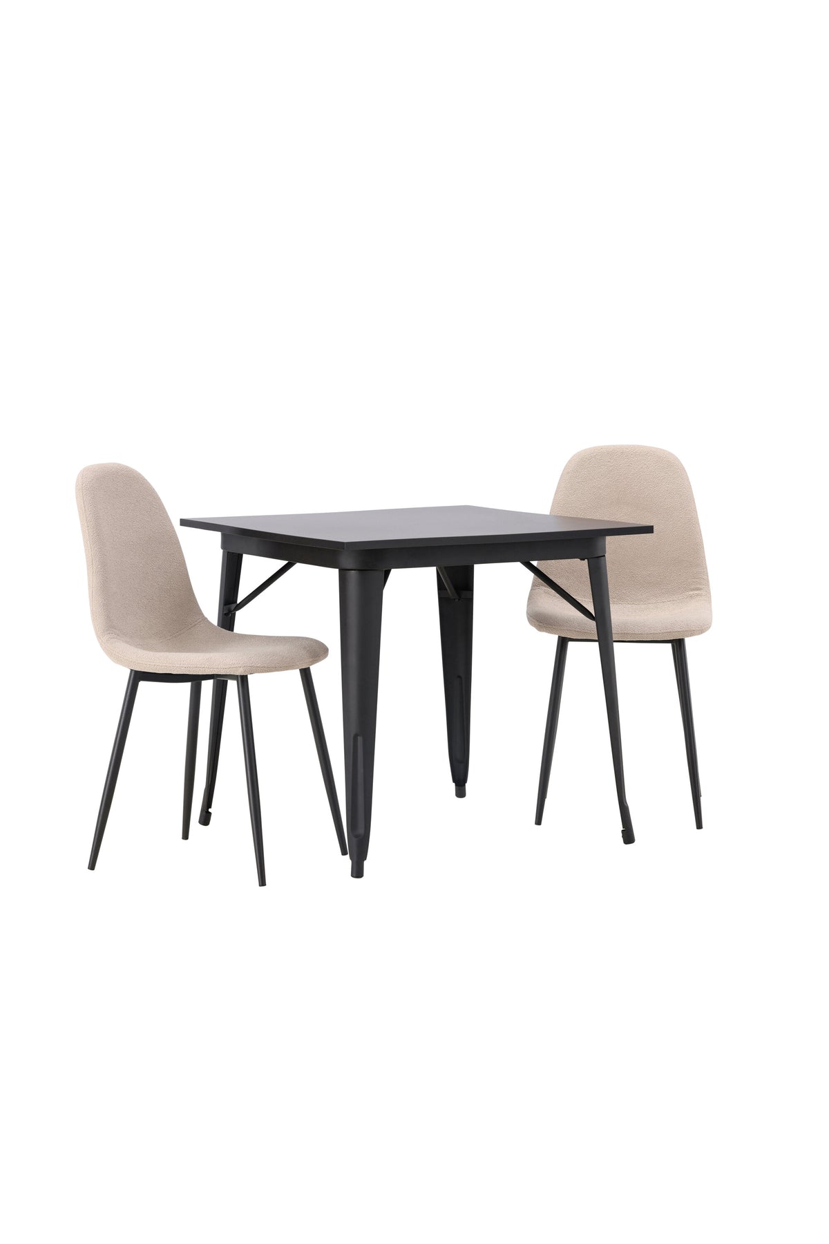 Tempe Matbord med Polar Stolarna – Bord: 75x80x80 Stol: 52x90x45