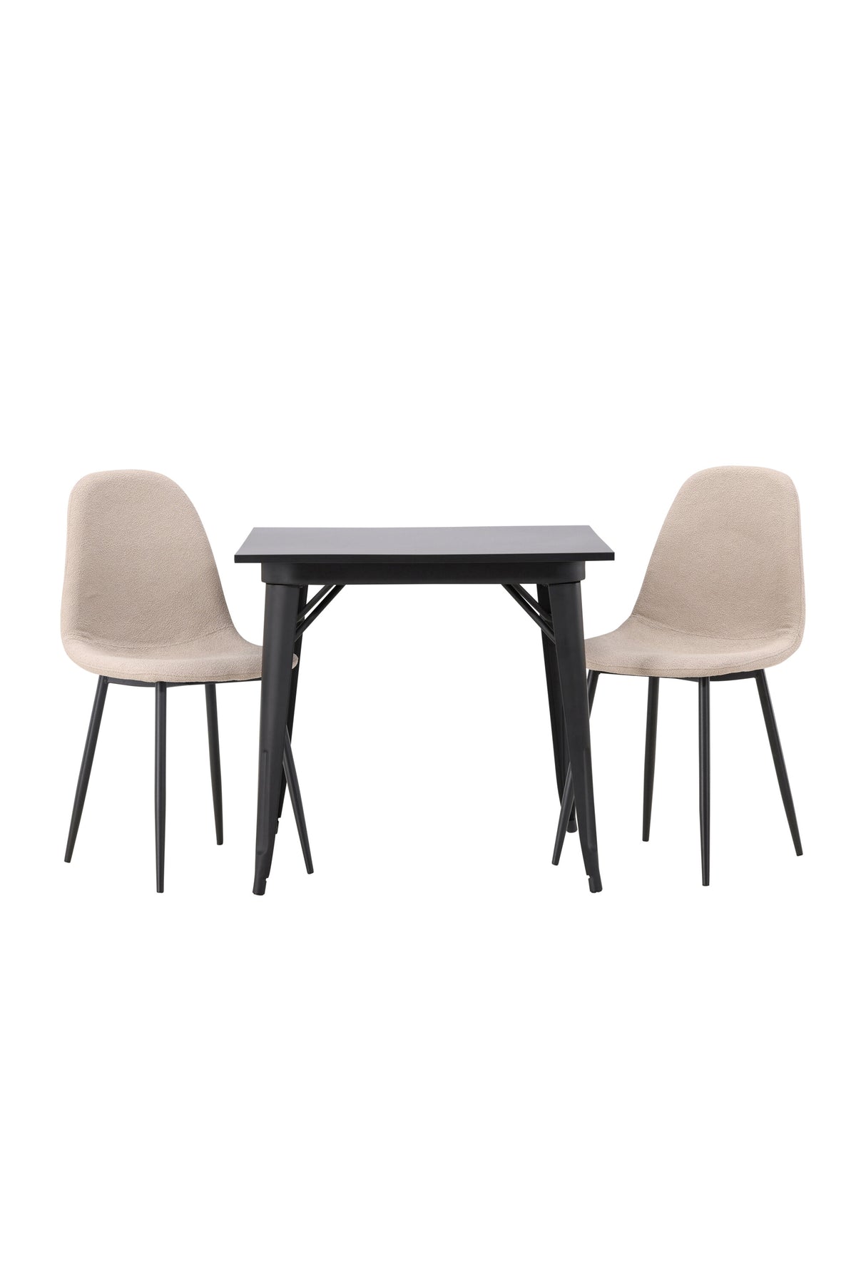 Tempe Matbord med Polar Stolarna – Bord: 75x80x80 Stol: 52x90x45
