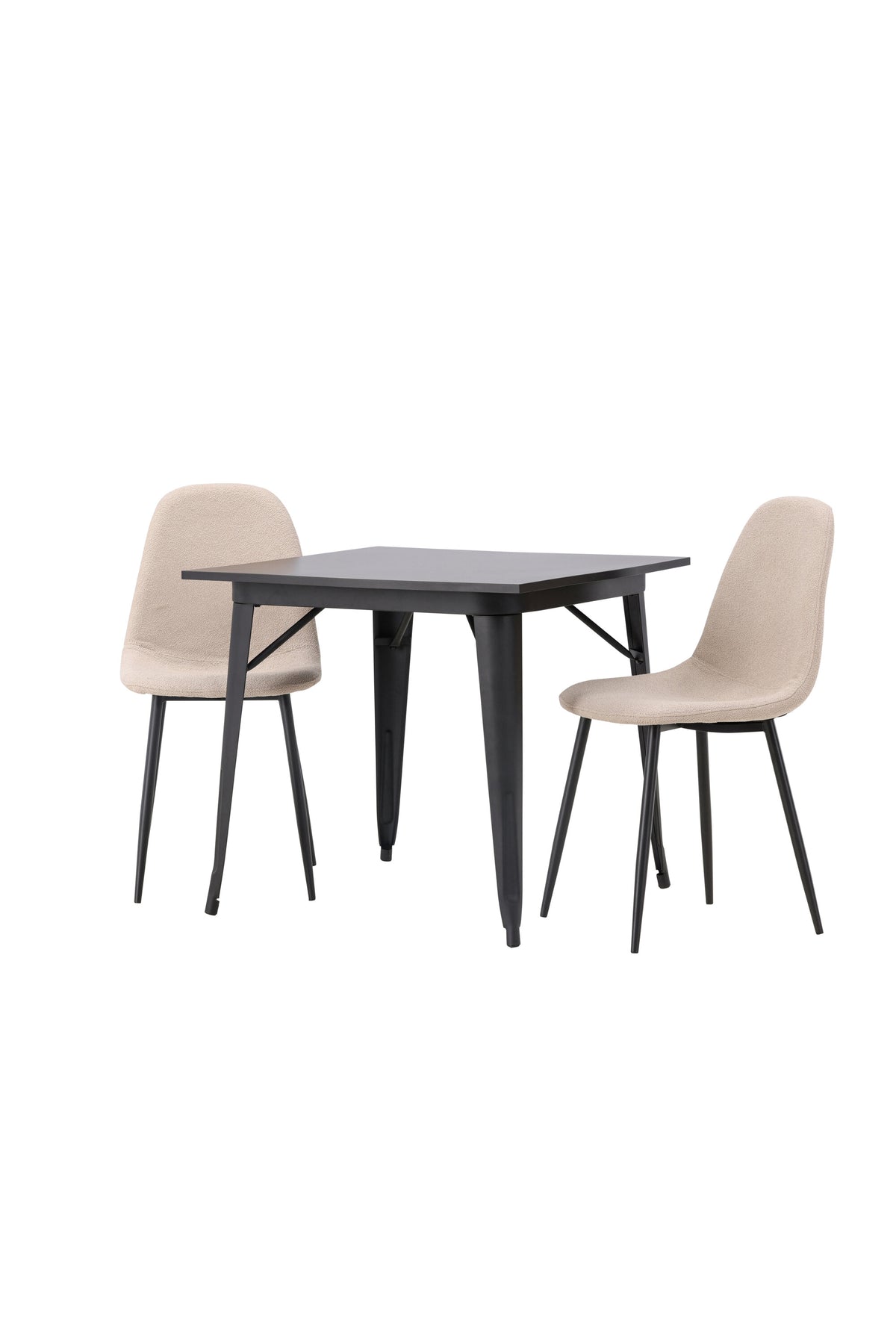 Tempe Matbord med Polar Stolarna – Bord: 75x80x80 Stol: 52x90x45
