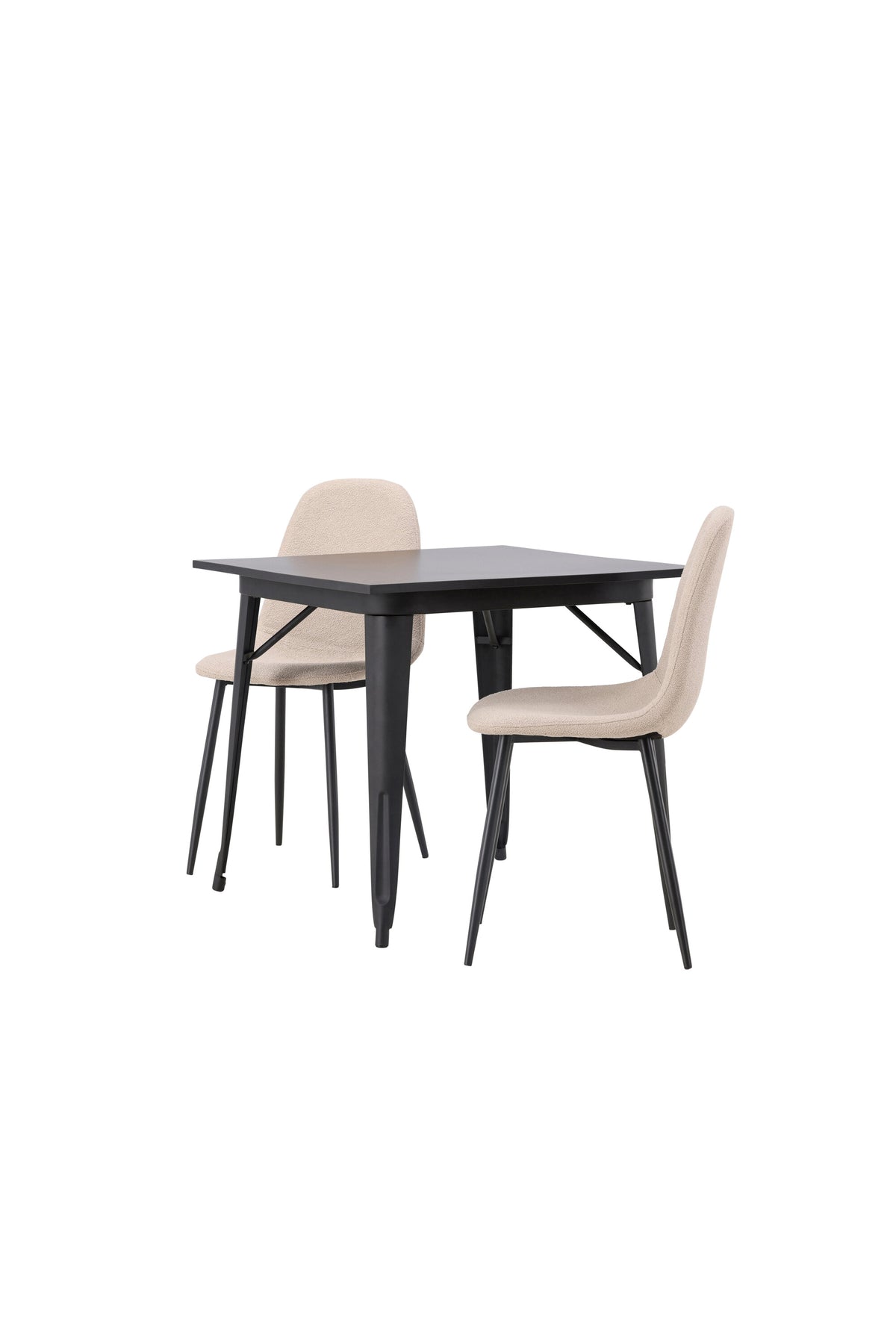 Tempe Matbord med Polar Stolarna – Bord: 75x80x80 Stol: 52x90x45