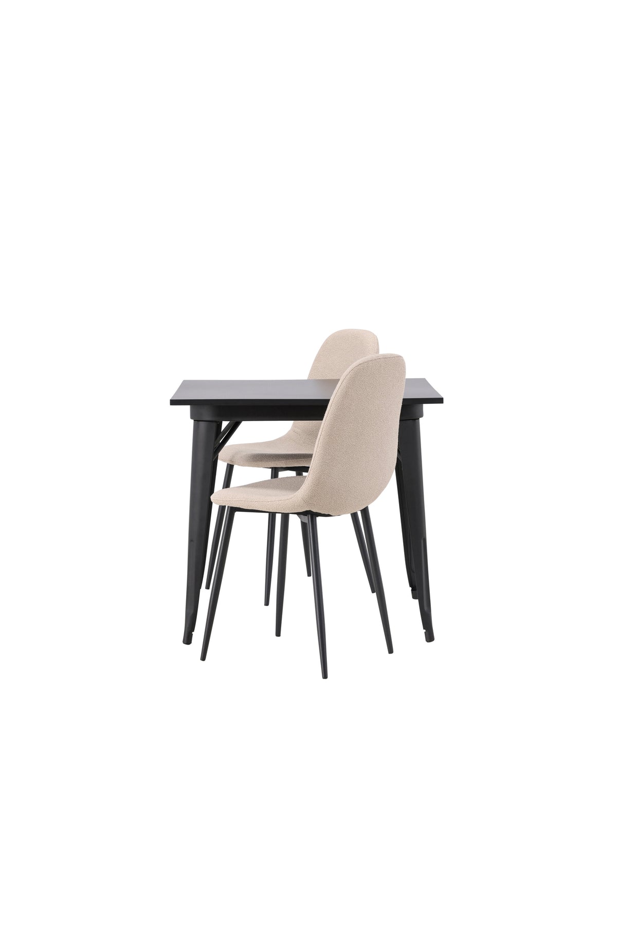 Tempe Matbord med Polar Stolarna – Bord: 75x80x80 Stol: 52x90x45