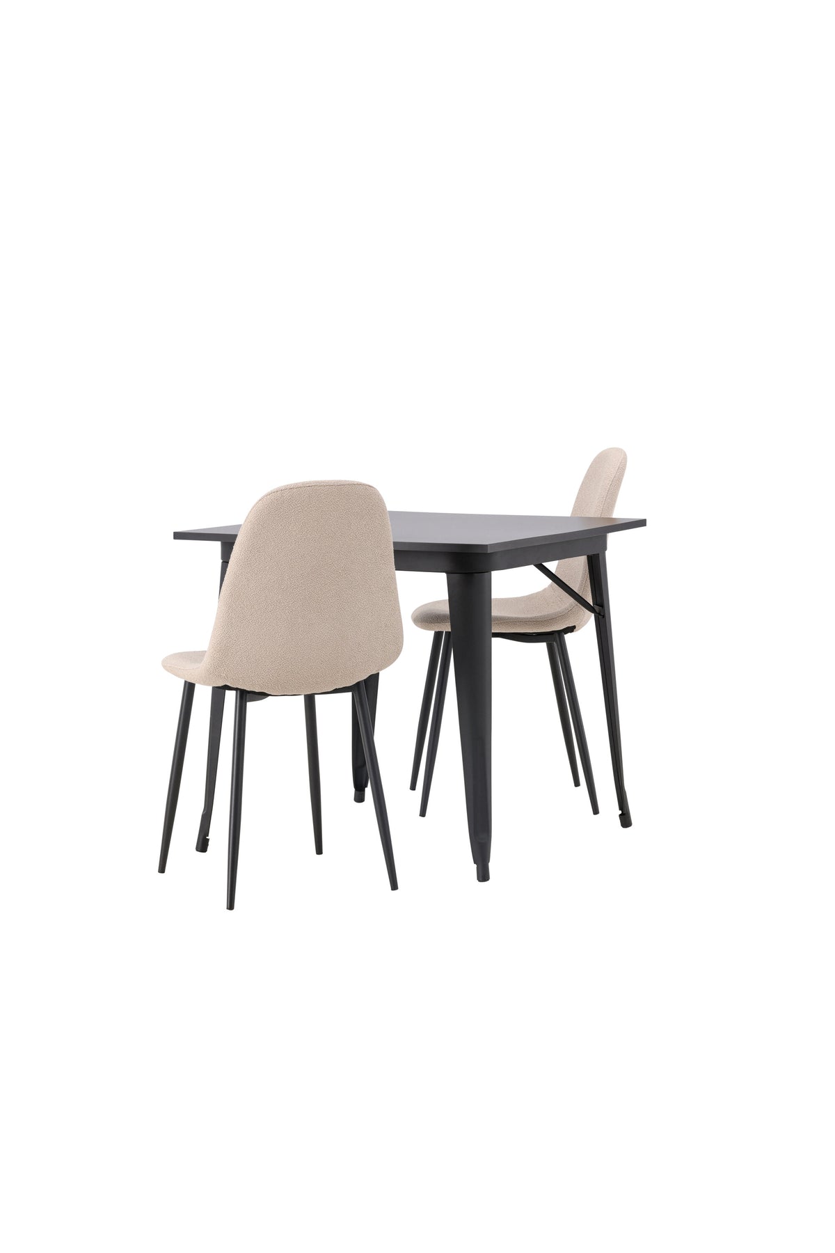 Tempe Matbord med Polar Stolarna – Bord: 75x80x80 Stol: 52x90x45